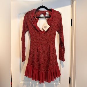Selfie Leslie antique rose dress